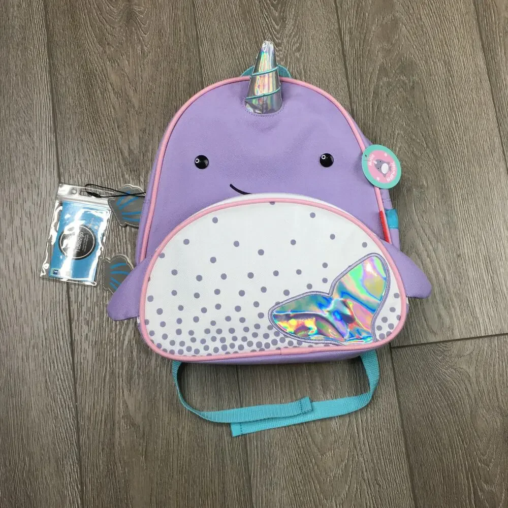 Skip Hop Zoo Warhal Purple toddler adapted backpack tubie2go NWT